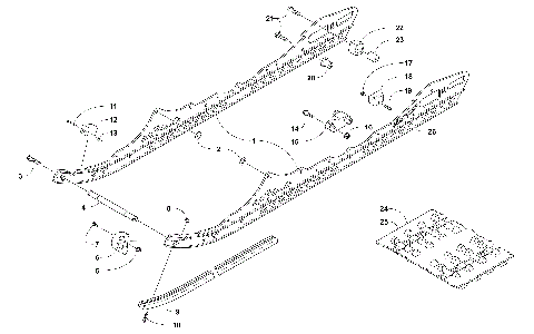 SLIDE RAIL AND TRACK ASSEMBLY [101741]