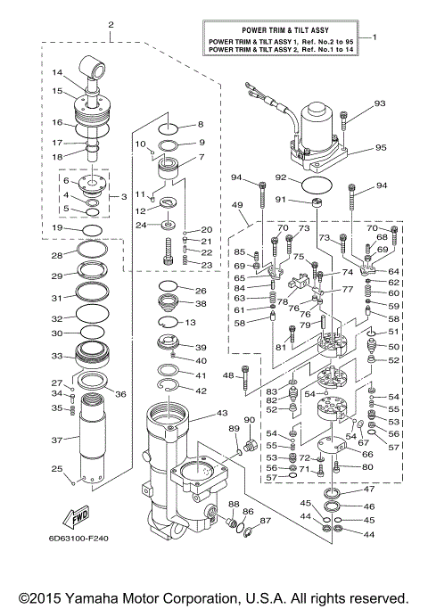 POWER TRIM TILT ASSY 1