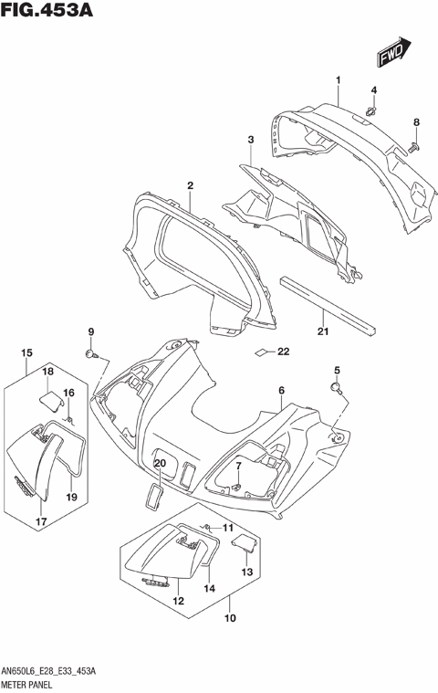 METER PANEL (AN650L6 E33)