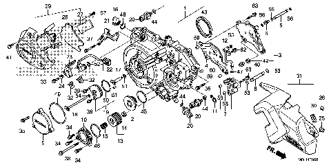 RIGHT CRANKCASE COVER