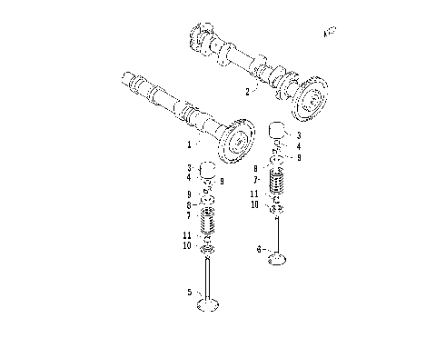 CAMSHAFT/VALVE ASSEMBLY [91414]