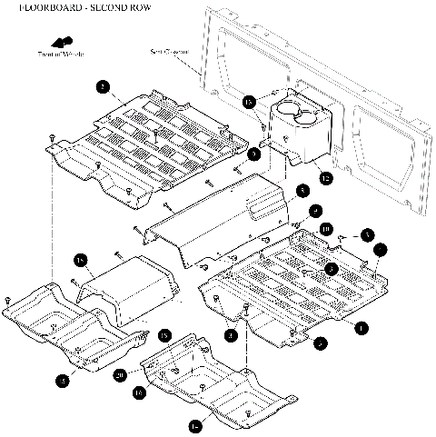REAR FLOORBOARD [302450]