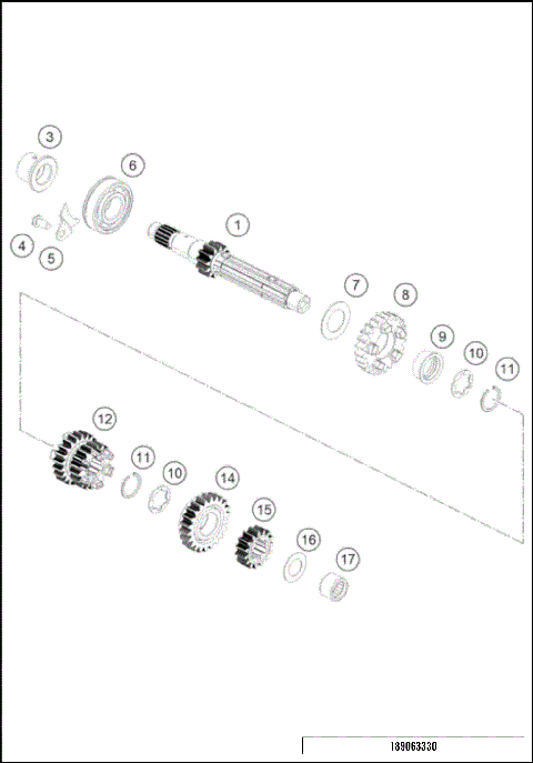 TRANSMISSION I - MAIN SHAFT