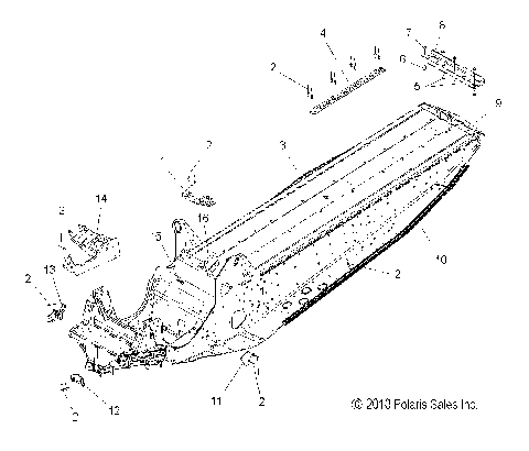 CHASSIS, ASM. - S11PR5BSA/BSL/BEA/BSN (49SNOWCHASSIS11550136)