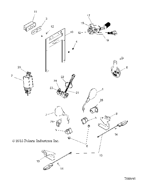 ELECTRICAL, TURN SIGNALS, HORN and MIRRORS - R16RTED1F1 (700986)