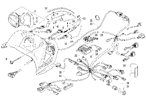 HEADLIGHT, INSTRUMENTS, AND WIRING ASSEMBLIES [86571]