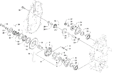 DRIVE/REVERSE DROPCASE ASSEMBLY [87706]