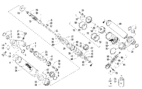 FRONT SUSPENSION SHOCK ABSORBER [95827]