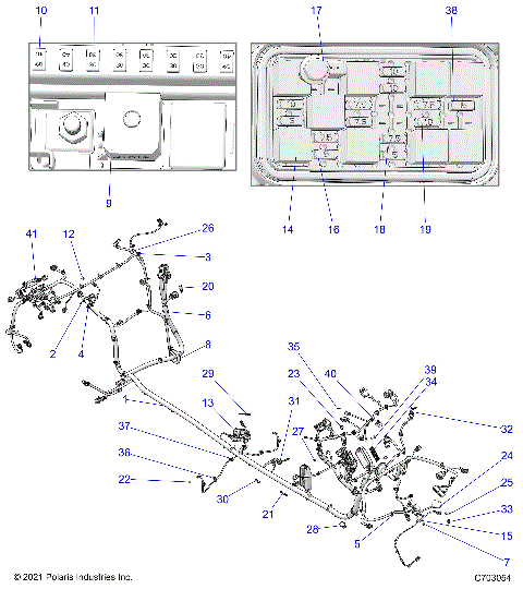 ELECTRICAL, WIRE HARNESS, CHASSIS [TO 1/9/2023] - Z23R4D92AK/AS/BK/BS (C703054)