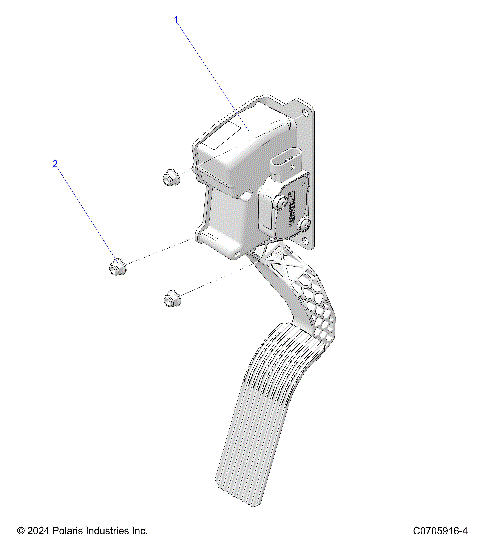 ENGINE, THROTTLE PEDAL