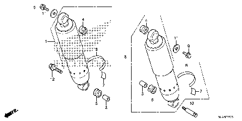 REAR SHOCK ABSORBER (1)