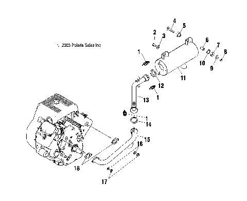 EXHAUST SYSTEM - C11RB63AA/AB (4985628562A13)