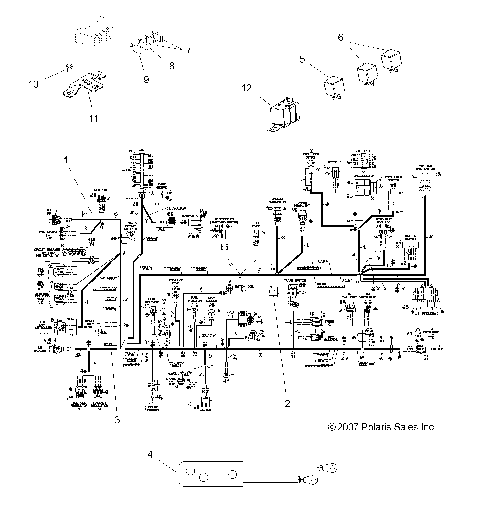 ELECTRICAL, HARNESSES - A08TN50EA (49ATVHARNESS08X2500QUAD)