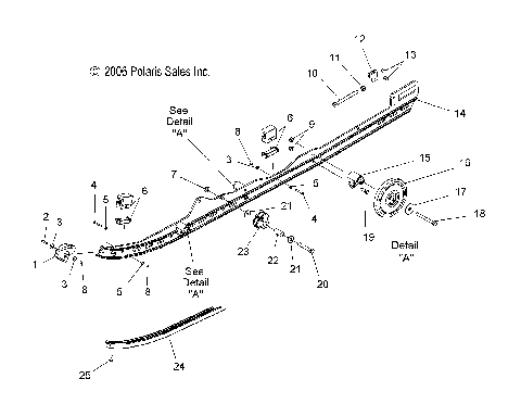 SUSPENSION, RAIL MOUNTING - S07PK6FS/FE/PM6FS/PM6FSA (49SNOWSUSPRAIL600RMK)