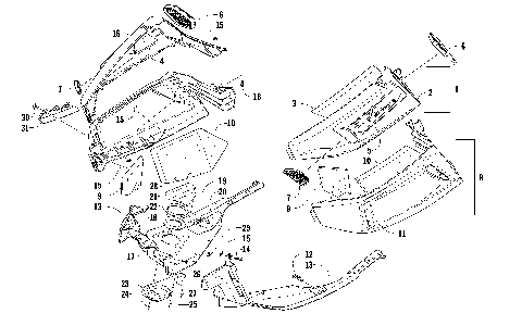 SKID PLATE AND SIDE PANEL ASSEMBLY [89881]