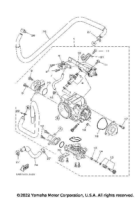 THROTTLE BODY ASSY 1