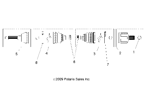 DRIVE TRAIN, FRONT DRIVE SHAFT - A10NG50FA (49ATVSHAFTDRIVE10SCRAM)