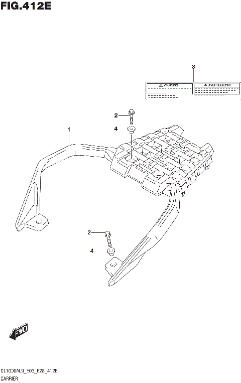 CARRIER (DL1000AL9 E28)