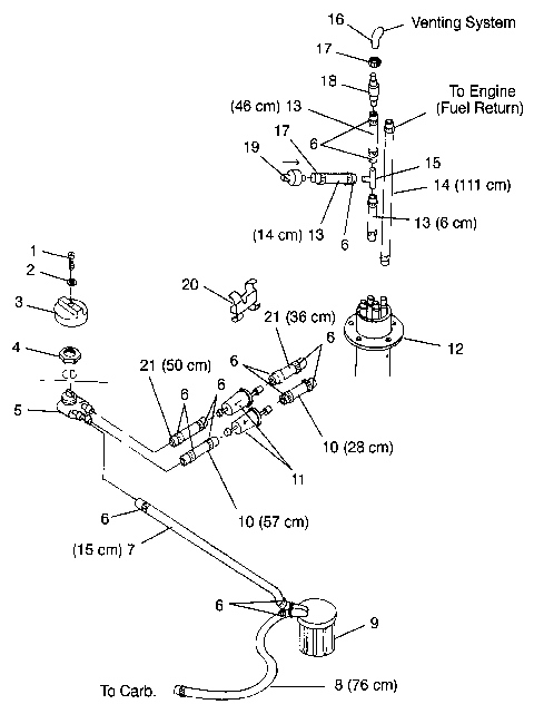 FUEL SYSTEM SLT 700 B964166 and  Intl. SLT 700 I964166 (4933923392A010)