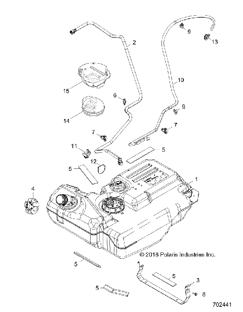 BODY, FUEL TANK - Z19VBA87A2/E87AG/AK/LG (702441)