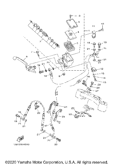 FRONT MASTER CYLINDER