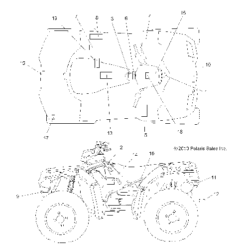BODY, DECALS - A11ZX55AB/AK/AL/AT/AW/AX (49ATVDECAL11SPEPS550)