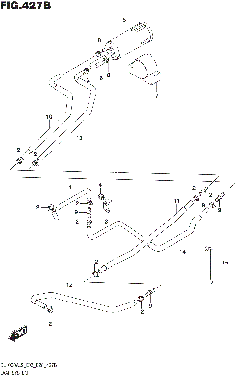 EVAP SYSTEM (DL1000AL9 E33)