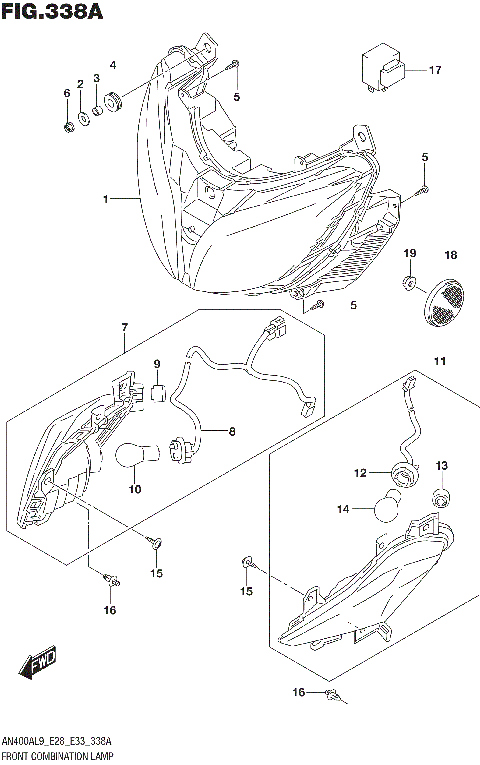 FRONT COMBINATION LAMP