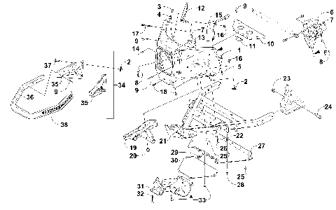 FRONT BUMPER AND FRAME ASSEMBLY [101917]