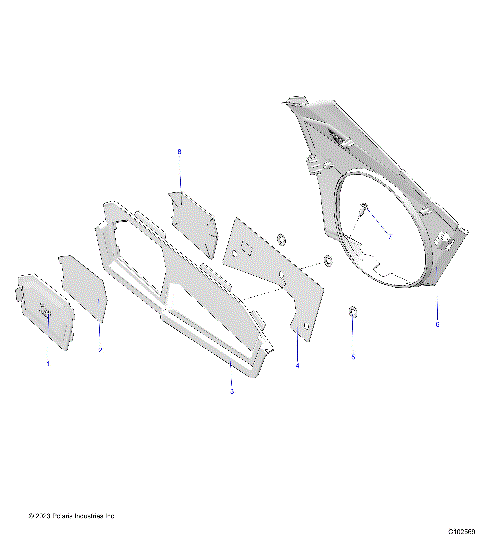 BODY, CLOSE OFF PANEL and ACCESS PANEL - A24SHD57A9 (C102569)