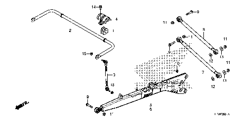 REAR ARM@REAR STABILIZER