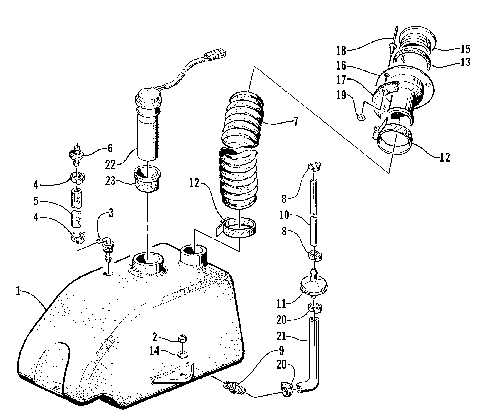OIL TANK ASSEMBLY [73537]