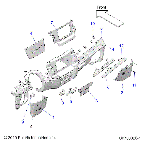 BODY, DASH LOWER - Z21RAE92BD/BJ (C0703028-1)