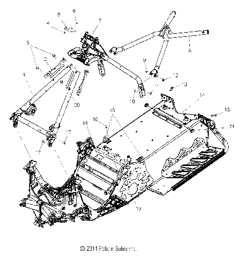 CHASSIS, CHASSIS ASM. and OVER STRUCTURE - S12BF6NSA/NSL (49SNOWCHASSISFRT212600RUSH)