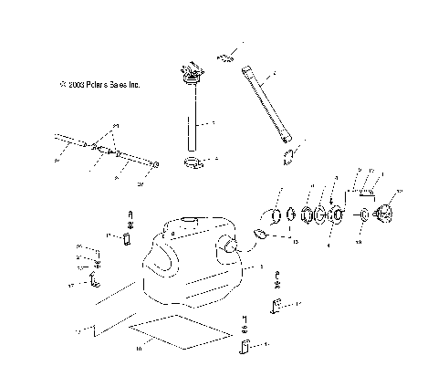 FUEL TANK - W045402DA (4990599059A06)
