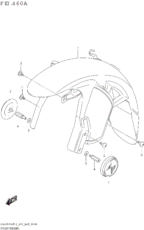 FRONT FENDER (DL1050RR)