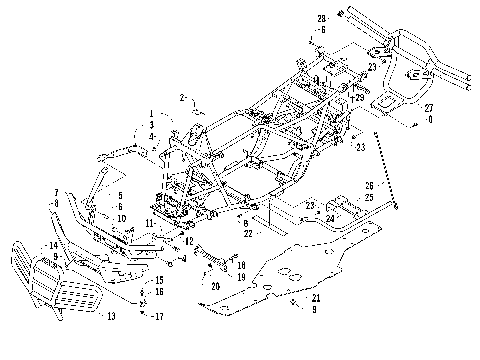 FRAME AND RELATED PARTS [95013]