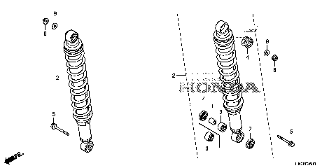 REAR SHOCK ABSORBER