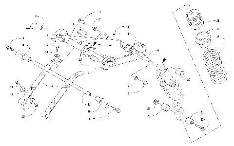 REAR SUSPENSION FRONT ARM ASSEMBLY [104506]