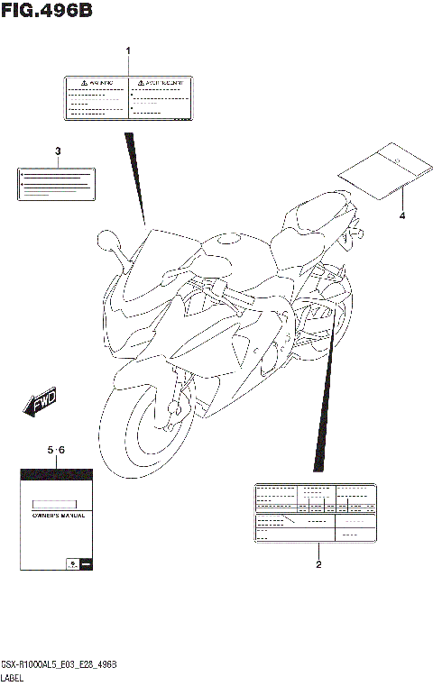 LABEL (GSX-R1000AL5 E28)