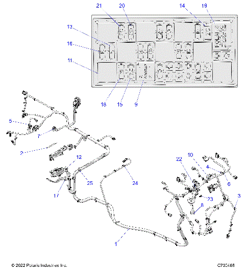 ELECTRICAL, WIRE HARNESS - R23M4E57B4/B9 (C730468)