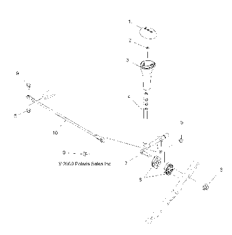 DRIVE TRAIN, GEAR SELECTOR - A13EA32FA (49ATVGEARSELECT10BOSS)