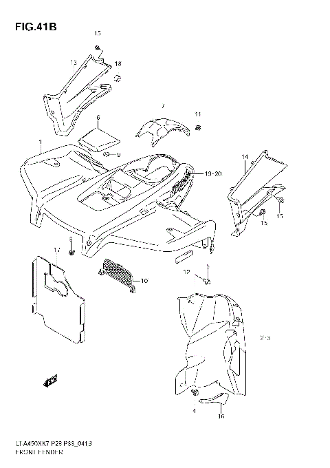 FRONT FENDER (MODEL L0)
