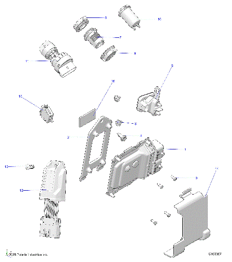 ELECTRICAL, SWITCHES, SENSORS and ECM - A26SEE57CL/EL (C103007)
