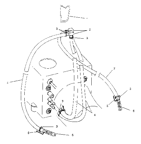 WATER SIPHON SL 650 STD B954358 (4932923292B008)