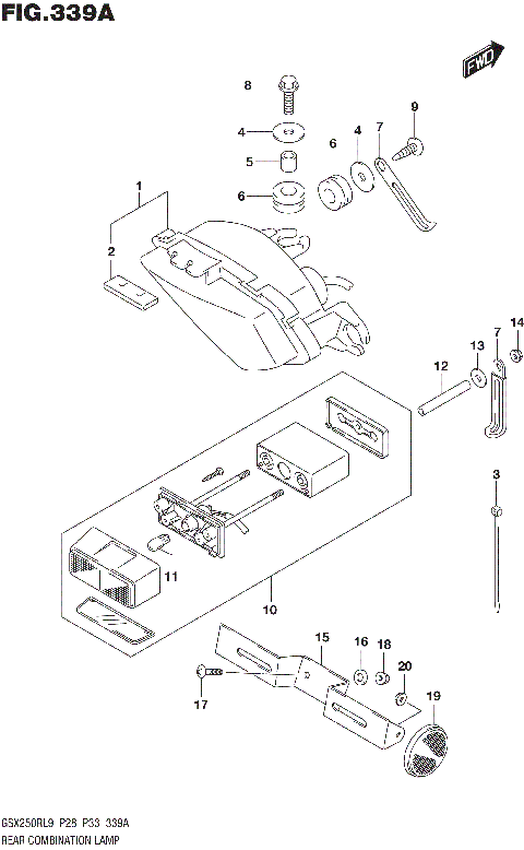 REAR COMBINATION LAMP