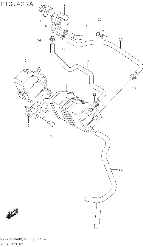 EVAP SYSTEM (GSX-S1000RQM4 E33)
