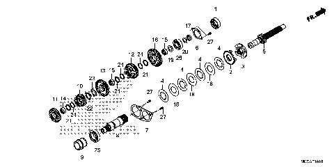 TRANSMISSION (MAINSHAFT)