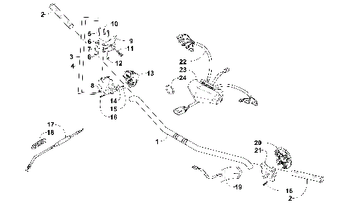 HANDLEBAR AND CONTROLS [103418]