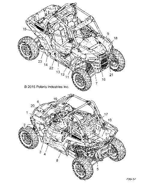 BODY, DECALS - Z16VDE92AE/AH/AV (700432)